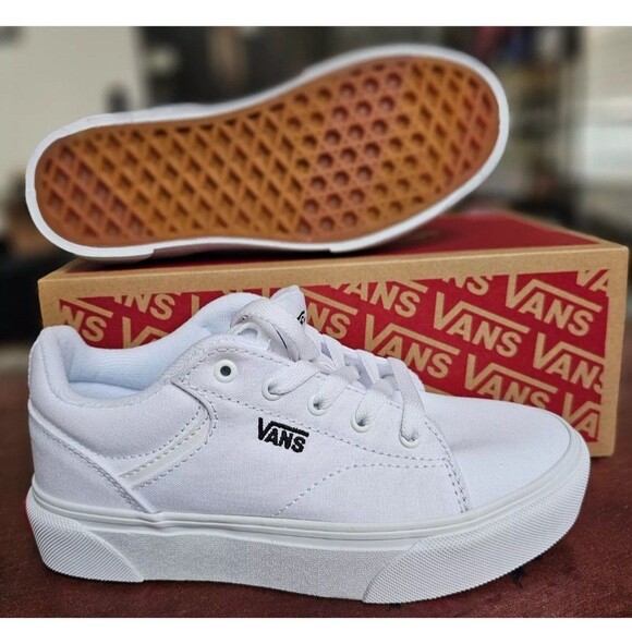 NEW Vans Seldan Platform Canvas Shoes Sneakers Youth Girl Size 3 VN000CP1YB2 - Picture 3 of 12